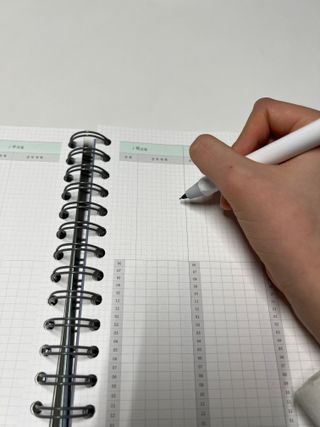 리훈 여러분의 오늘을 채워나갈 수 있도록 도와줄 오늘공부 1년용 스터디플래너 — 4점을 준 리뷰어가 2022년 3월 올린 사용 사진