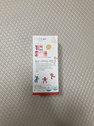 베거스코리아 [콜리케어] 키즈 홍삼콜리 딸기맛 14포 — 5점을 준 리뷰어가 2021년 10월 올린 사용 사진