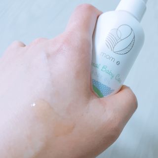 mom e 맘이 내추럴 베이비 케어 크림+바디오일 — 5점을 준 리뷰어가 2021년 1월 올린 사용 사진