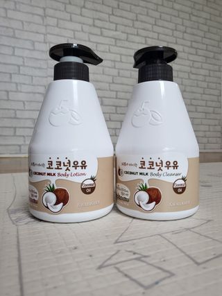 [과일나라] 피부가 마시는 코코넛우유 바디클렌저&바디로션 — 5점을 준 리뷰어가 2022년 3월 올린 사용 사진