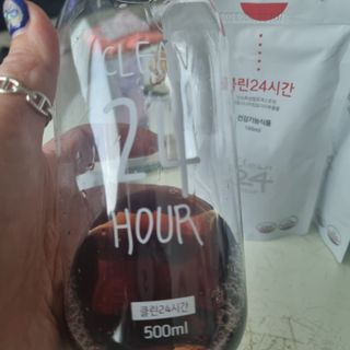 클린24시간 1BOX(5포) + 전용보틀(500ml) — 5점을 준 리뷰어가 2023년 8월 올린 사용 사진