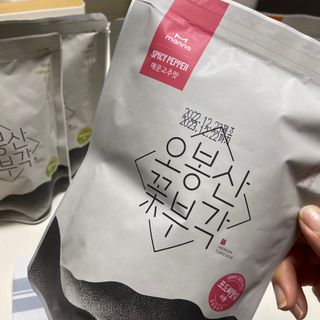 오봉산꽃부각 [만나식품] 오봉산 꽃부각 3가지 맛(오리지널, 새우맛, 매운고추맛) — 5점을 준 리뷰어가 2023년 1월 올린 사용 사진