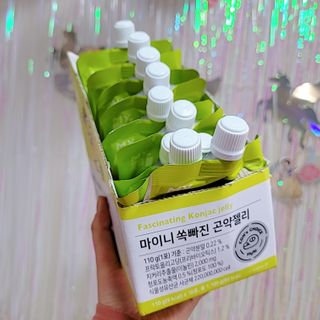 일동제약 마이니 마이니 쏙빠진 곤약젤리 — 5점을 준 리뷰어가 2021년 2월 올린 사용 사진