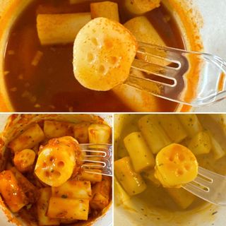 프리 [요리궁리] 타입 B (매콤,치즈,매콤까르보) 꽃떡볶이 6개입 세트 — 5점을 준 리뷰어가 2024년 12월 올린 사용 사진