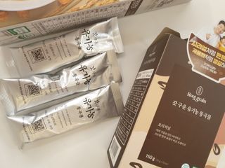 씨알푸드 유기농 쌀 시리얼 390g + 갓 구운 유기농 발아통곡물 150g — 5점을 준 리뷰어가 2022년 1월 올린 사용 사진