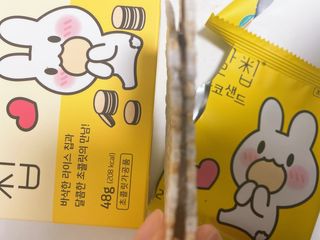 네이처오다 달칩 초코샌드 — 5점을 준 리뷰어가 2021년 1월 올린 사용 사진