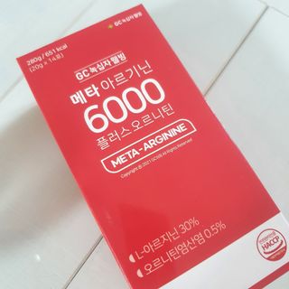 메타아르기닌 GC녹십자웰빙 메타 아르기닌 6000 플러스 오르니틴 — 5점을 준 리뷰어가 2022년 4월 올린 사용 사진