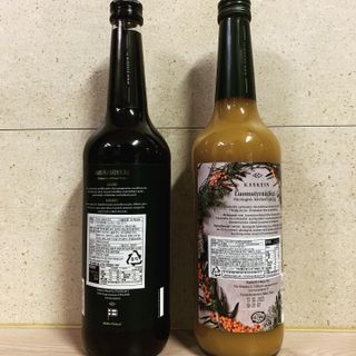 H365 [Kaskein Luomutyrniglögi] 핀란드 전통 무알콜 멀드와인 시벅톤 글로기 — 4점을 준 리뷰어가 2021년 5월 올린 사용 사진