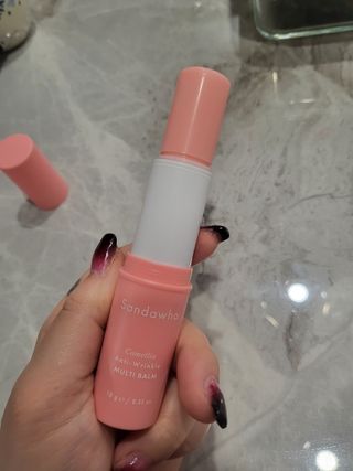 스킨큐어 산다화 카멜리아 안티 링클 멀티밤 — 4점을 준 리뷰어가 2023년 2월 올린 사용 사진