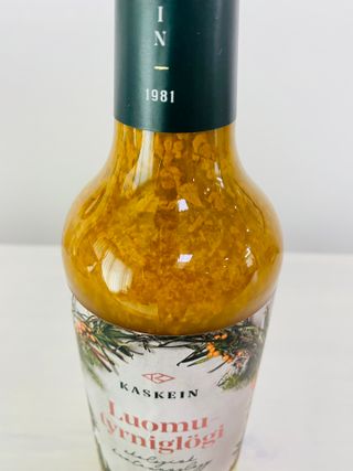 H365 [Kaskein Luomutyrniglögi] 핀란드 전통 무알콜 멀드와인 시벅톤 글로기 — 5점을 준 리뷰어가 2021년 4월 올린 사용 사진