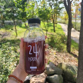 클린24시간 1BOX(5포) + 전용보틀(500ml) — 5점을 준 리뷰어가 2022년 10월 올린 사용 사진