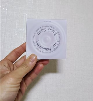 리더스코스메틱 리더스 밀크 밸런싱  마스크  솝 — 5점을 준 리뷰어가 2021년 12월 올린 사용 사진