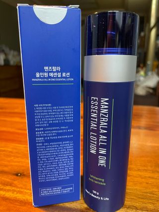 맨즈랄라 올인원 에센셜 로션 1개 — 5점을 준 리뷰어가 2021년 8월 올린 사용 사진