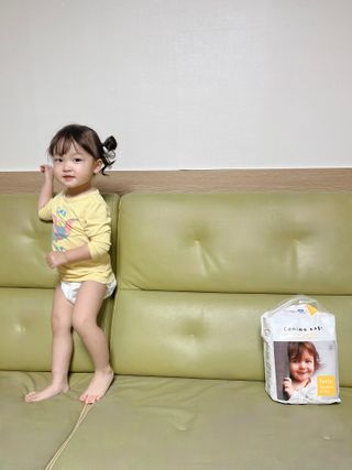 쿠잉 에어드라이  풀커버 팬티기저귀 (L/XL/XXL/XXXL) 1팩 — 5점을 준 리뷰어가 2022년 12월 올린 사용 사진