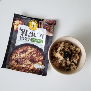 한성기업 무볼레 왕건더기 볶음밥 갈릭스테이크 — 4점을 준 리뷰어가 2021년 11월 올린 사용 사진