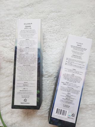 오일아리아 뉴트리 모이스처라이징 세사미 씨드 오일로션 & 데일리 디톡스 세사미 그라운즈 바디스크럽 — 5점을 준 리뷰어가 2023년 6월 올린 사용 사진