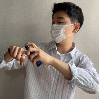 [갸스비] 곱슬 머리부터 파마까지 남자의 컬을 위한 갸스비 컬크림 — 4점을 준 리뷰어가 2021년 5월 올린 사용 사진
