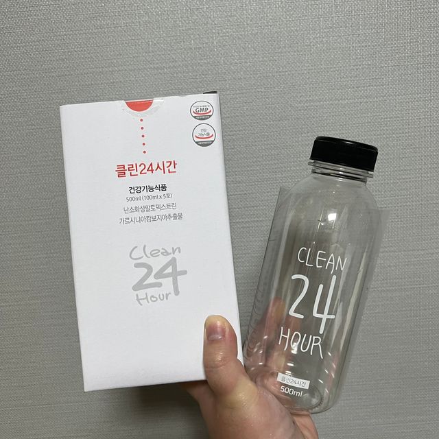 클린24시간 1BOX(5포) + 전용보틀(500ml) 리뷰 사진