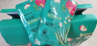 서울약사신협 잘 담은 알로애사과_70ml x 30포 — 5점을 준 리뷰어가 2021년 10월 올린 사용 사진
