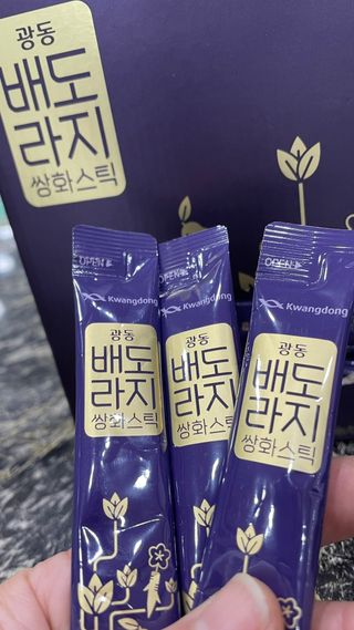 광동생활건강 나우 [광동] 배도라지 쌍화스틱 10mL x 100포 — 5점을 준 리뷰어가 2023년 11월 올린 사용 사진