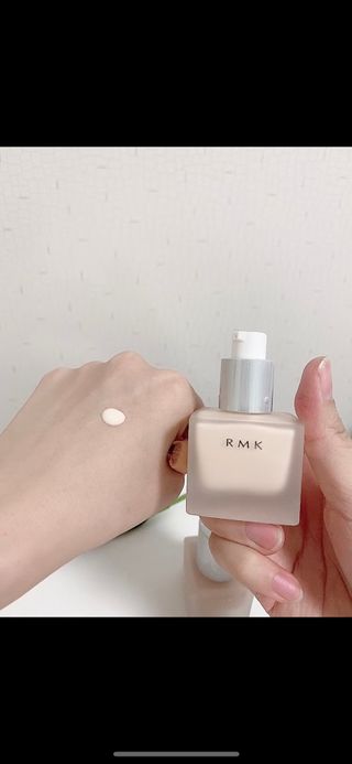 [RMK] 메이크업 베이스 + 리퀴드 파운데이션 — 5점을 준 리뷰어가 2021년 3월 올린 사용 사진