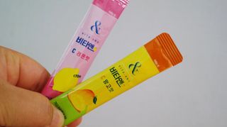 비타앤C 레몬맛, 망고맛 — 5점을 준 리뷰어가 2021년 5월 올린 사용 사진