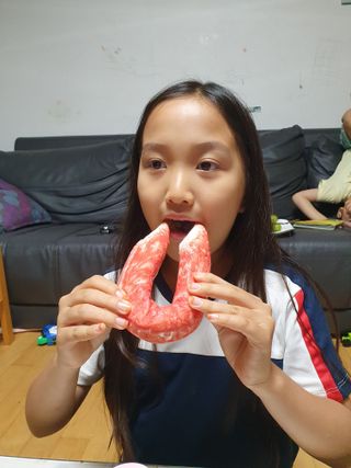 한성기업 와일드 크래미 — 5점을 준 리뷰어가 2021년 10월 올린 사용 사진