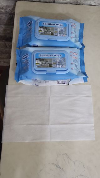 햅스 세균없는 주방 대형 2팩, HAPS sanitizer wipe — 4점을 준 리뷰어가 2022년 1월 올린 사용 사진