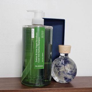 닥터시드 티트리 앤 라임 비건 지성케어 쿨 탈모 샴푸 (1000ml) — 5점을 준 리뷰어가 2024년 4월 올린 사용 사진