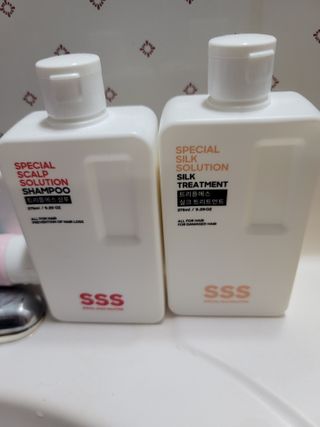 트리플에스 탈모 샴푸 275ml + 실크 트리트먼트 275ml — 5점을 준 리뷰어가 2021년 3월 올린 사용 사진