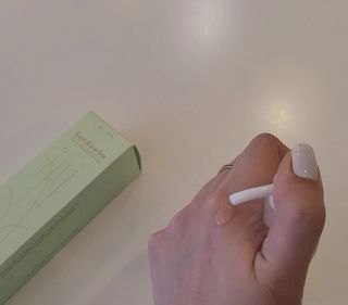 스킨큐어 산다화 순한 클렌징 동백 오일 200ml — 5점을 준 리뷰어가 2023년 4월 올린 사용 사진