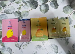 비타앤C 레몬맛, 망고맛 — 5점을 준 리뷰어가 2021년 7월 올린 사용 사진