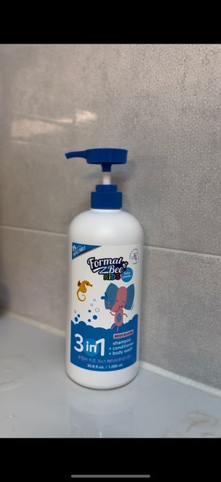 포멀비 키즈 3in1 1000ml /  베이비파우더향 — 5점을 준 리뷰어가 2025년 7월 올린 사용 사진