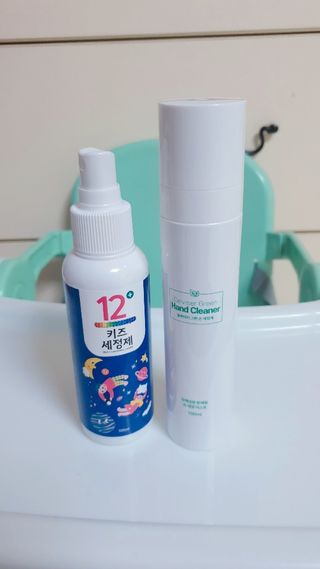 셀바이져 항균 스프레이 핸드워시 + 키즈세정제 SET — 5점을 준 리뷰어가 2021년 1월 올린 사용 사진