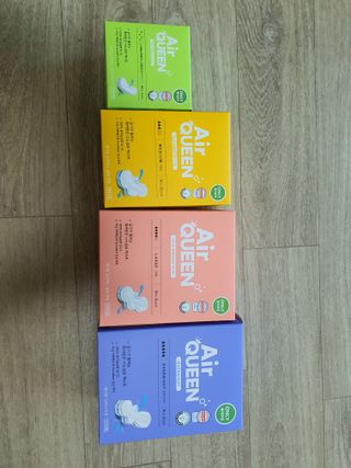 에어퀸 뉴브레스 유기농 생리대 4종 (팬티라이너 20P + 중형 10P + 대형 10P + 오버나이트 8P)_체험단 — 5점을 준 리뷰어가 2024년 6월 올린 사용 사진