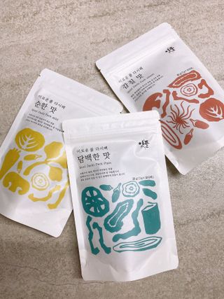 이풀 이로운풀 다시팩 3종세트(담백한맛, 감칠맛, 순한맛) — 5점을 준 리뷰어가 2022년 11월 올린 사용 사진