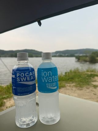 [동아오츠카] 포카리스웨트  500ml PET + 이온워터 500ml PET — 5점을 준 리뷰어가 2025년 6월 올린 사용 사진
