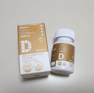(NEW)다나음 하이포텐시 비타민D3 5000IU(60정/2개월분) — 5점을 준 리뷰어가 2023년 2월 올린 사용 사진