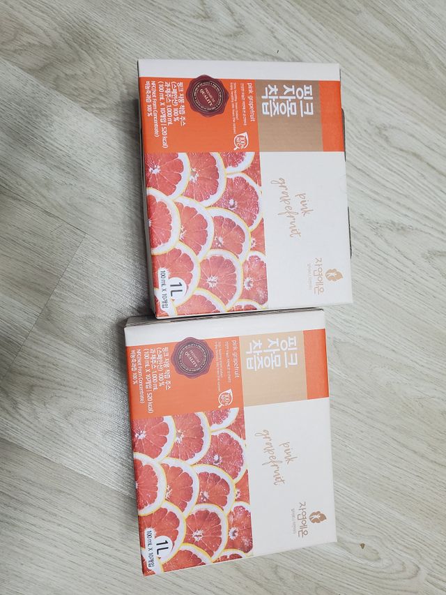 자연에온 핑크 자몽 착즙 100mL 10개입 2BOX 리뷰 사진