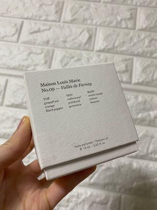 메종 루이 마리 No.09 발레 드 파니 퍼퓸오일 — 4점을 준 리뷰어가 2021년 1월 올린 사용 사진