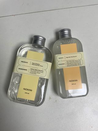 [녹산] 비건 대나무 밸런싱 수분 토너 + 비건 바이오 비타 에센스 — 5점을 준 리뷰어가 2022년 11월 올린 사용 사진
