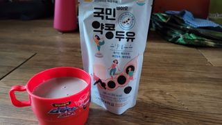 국민바이오 약콩두유 — 4점을 준 리뷰어가 2022년 5월 올린 사용 사진