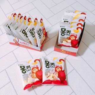 폭신 쫄깃 식감 로맨스, 몽키나나 젤리 8봉지 — 4점을 준 리뷰어가 2021년 3월 올린 사용 사진