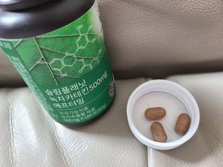 슬림플래닛 녹차카테킨 500mg 애프터밀 — 4점을 준 리뷰어가 2021년 8월 올린 사용 사진
