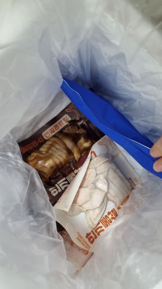 한끼통살 슬라이스 닭가슴살 — 5점을 준 리뷰어가 2023년 2월 올린 사용 사진