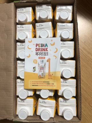 메디웰 페디아드링크 미니 바나나맛 — 5점을 준 리뷰어가 2021년 7월 올린 사용 사진