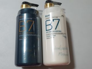 [포레스트스토리] B7 안티 헤어로스 샴푸1,000ml + 헤어팩 1,000ml — 5점을 준 리뷰어가 2021년 3월 올린 사용 사진