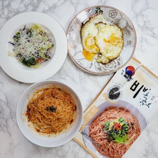 [한면원] 비빔국수 2인분 — 4점을 준 리뷰어가 2022년 7월 올린 사용 사진