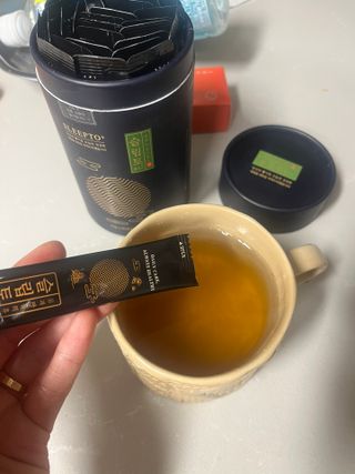 프리마인 자체 기업부설 연구소에서 찾아낸 건강한 수면의 비밀.  슬립토 플러스 30포 — 4.5점을 준 리뷰어가 2023년 4월 올린 사용 사진