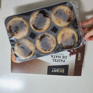 디앙뜨 포르투갈 에그타르트 오리지널 맛+패션후르츠+초콜릿타르트 맛 중 택1 — 4점을 준 리뷰어가 2021년 8월 올린 사용 사진